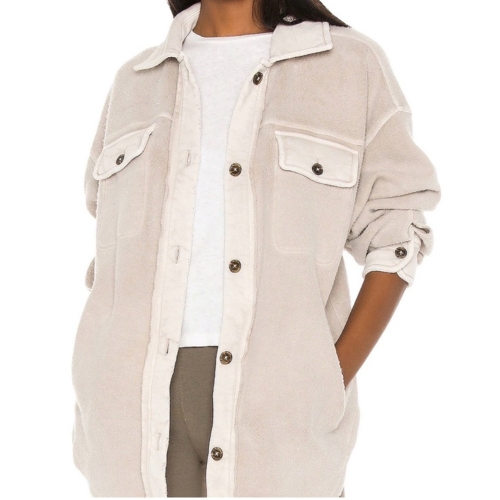 Free People Ruby Jacket in stone.